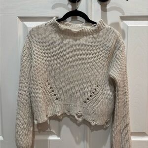 Treasure & Bond Cream Knit Sweater